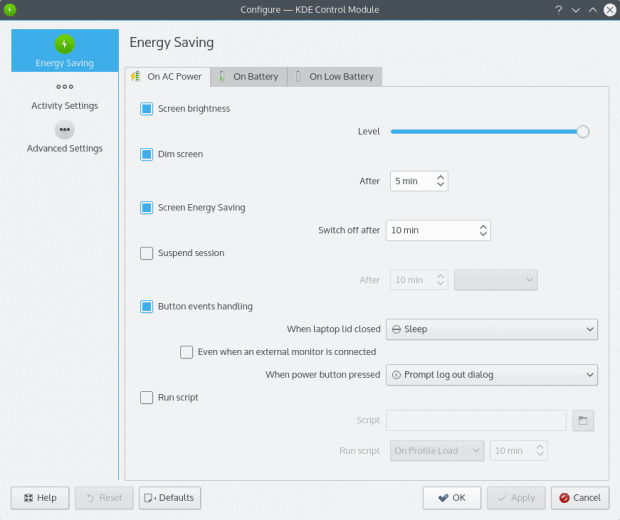 Alignment, power profiles