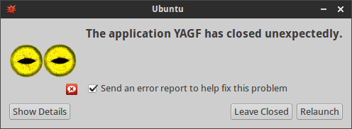 YAGF died