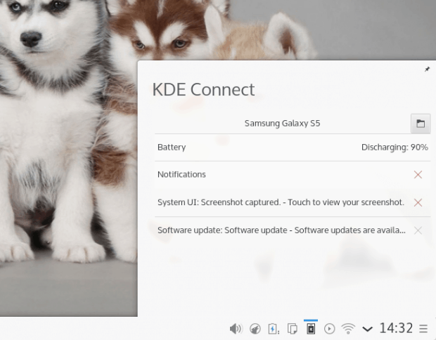 KDE Connect, in sync