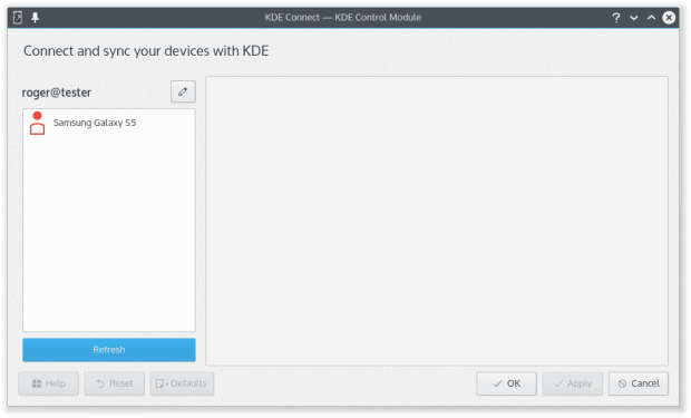 KDE Connect main