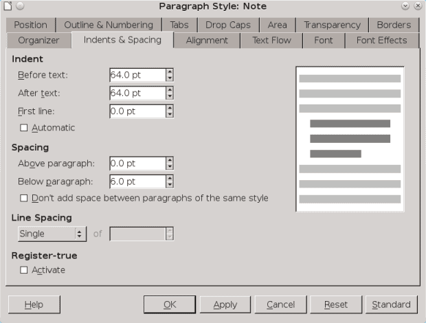 note-space-before-and-after