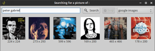 Search for images