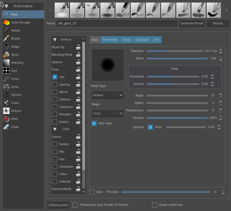 krita photo editing
