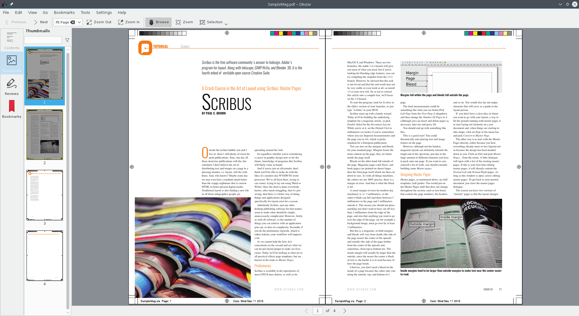 The Art of Layout according to Scribus (I) Master Pages Quick Fixes