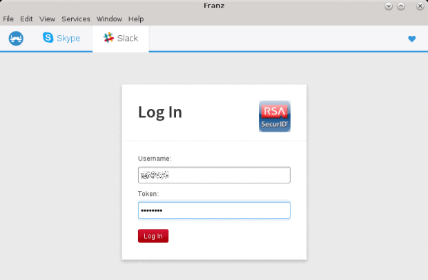 Login, RSA authentication