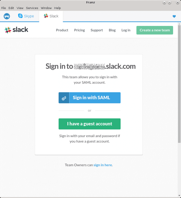 Slack, SAML