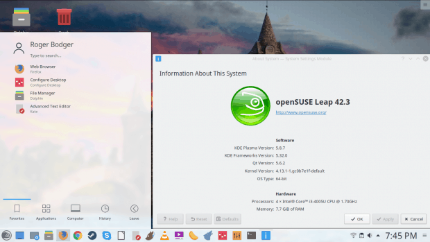 OpenSUSE, ready