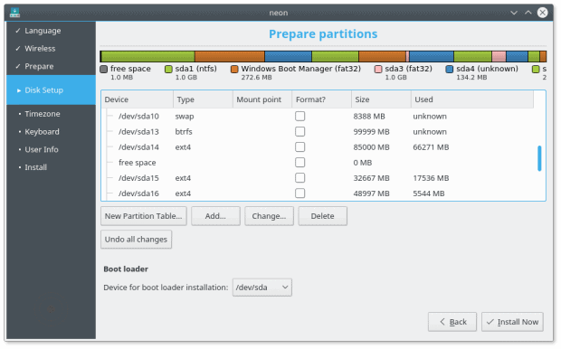 Partitions