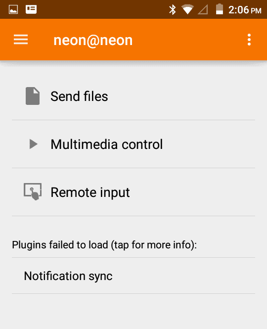 KDE Connect, notification sync failed