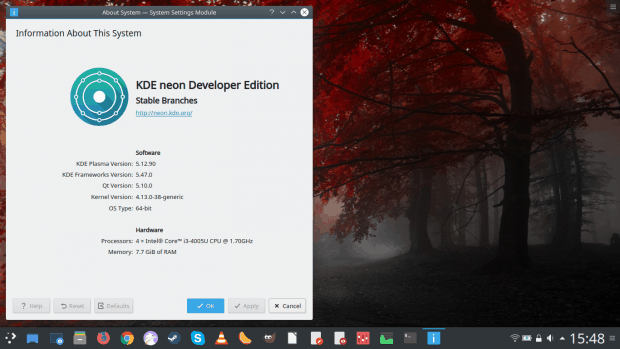 KDE neon, about