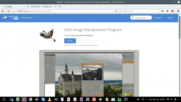 GIMP on FlatHub