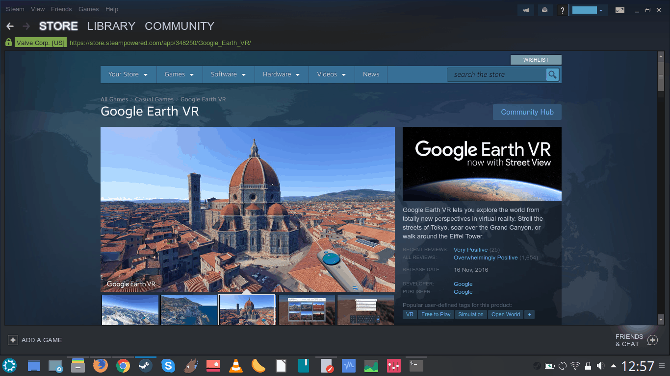 google earth vr steam