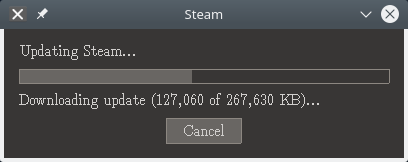 Steam client updating