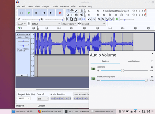 Audio management, nice