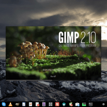 GIMP 2.10 launching
