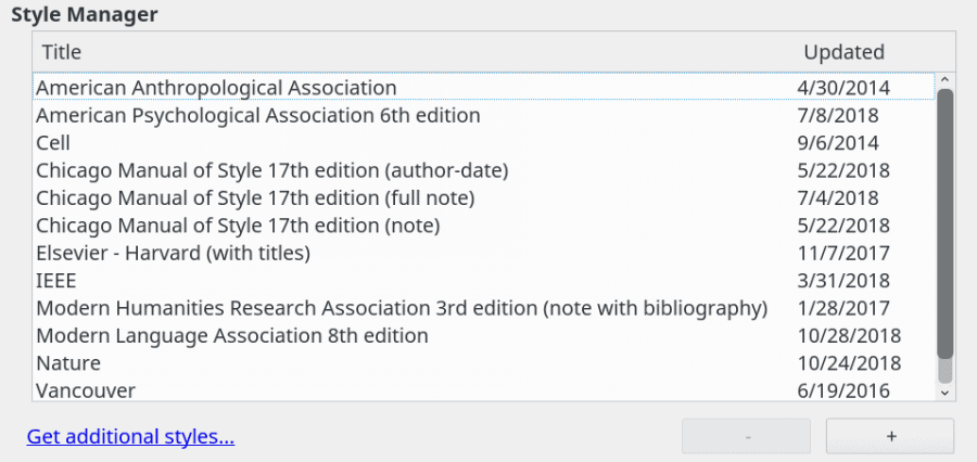 zotero reference style zotero reference style